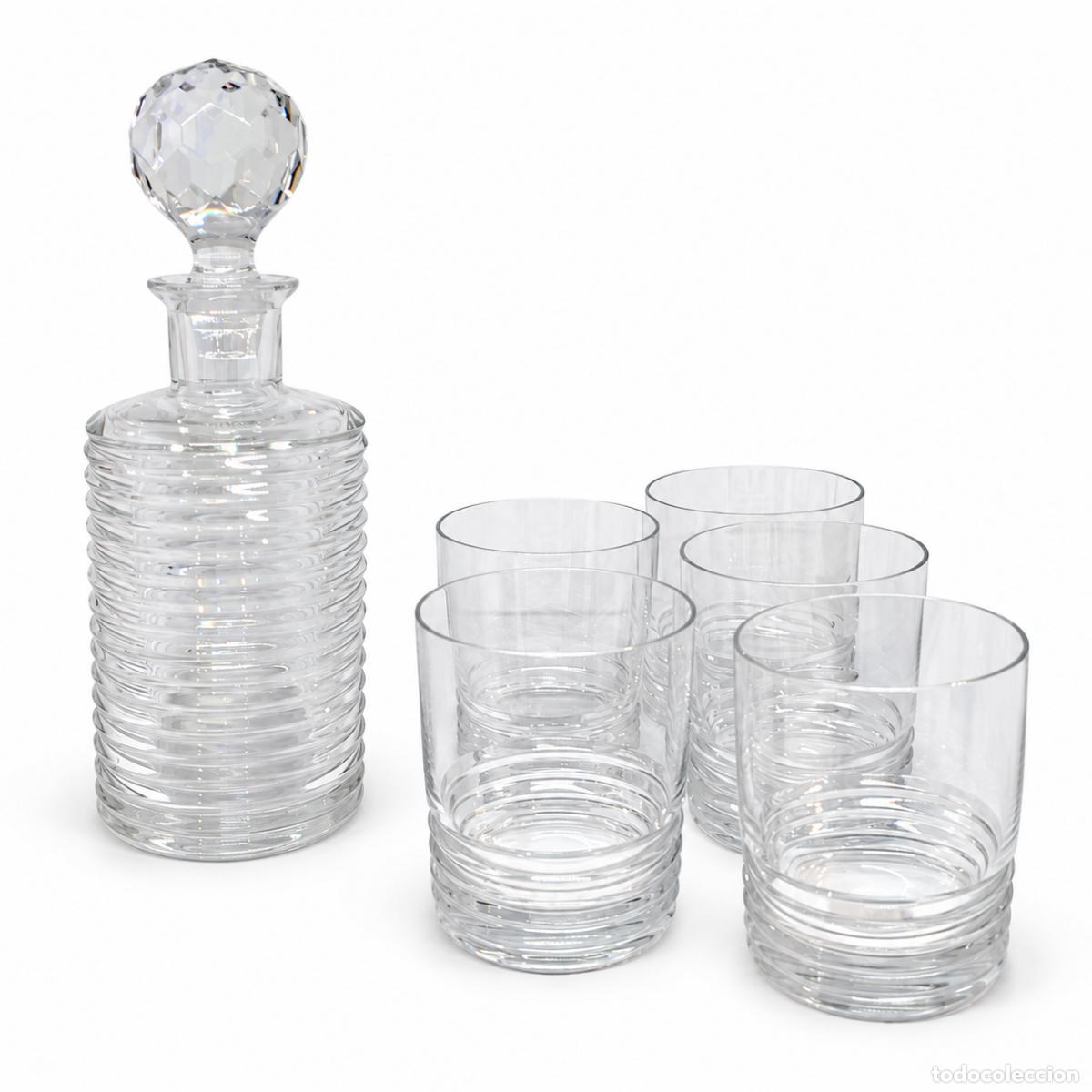 Libros: NUEVO - Baccarat - Servicio de whisky con botella y cinco vasos - Foto 3
