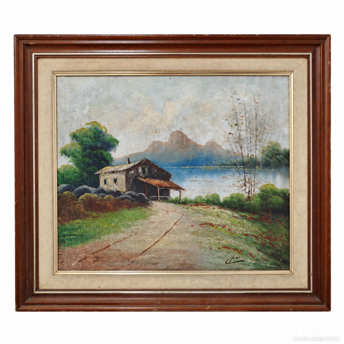 Livres: Joana - Paisaje con casa y lago