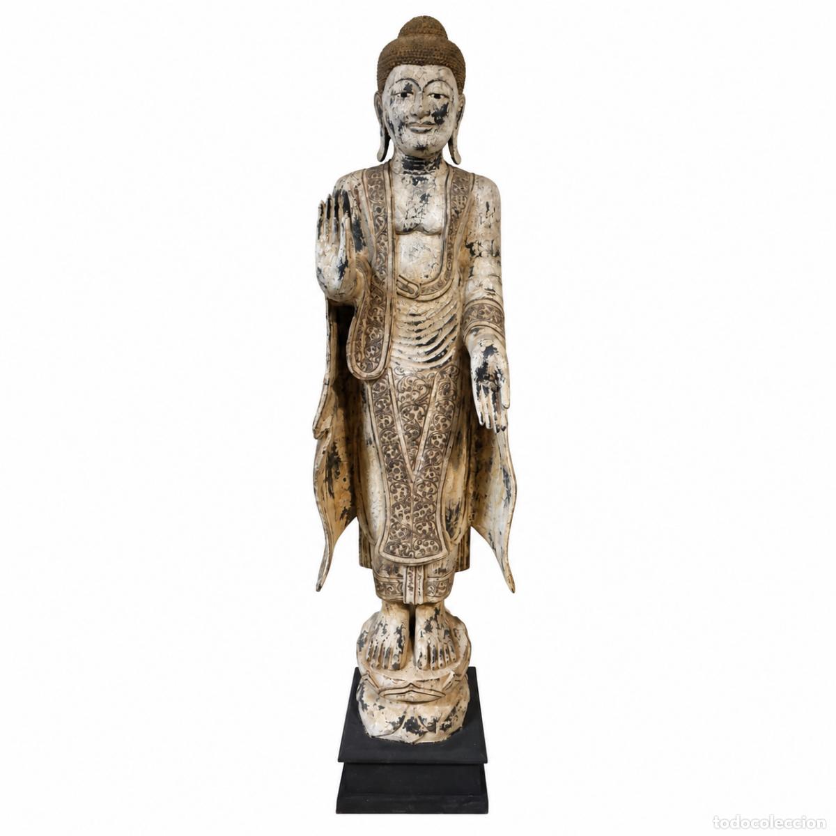 Libros: Buda - Escultura - Buda - Myanmar (161 cm)