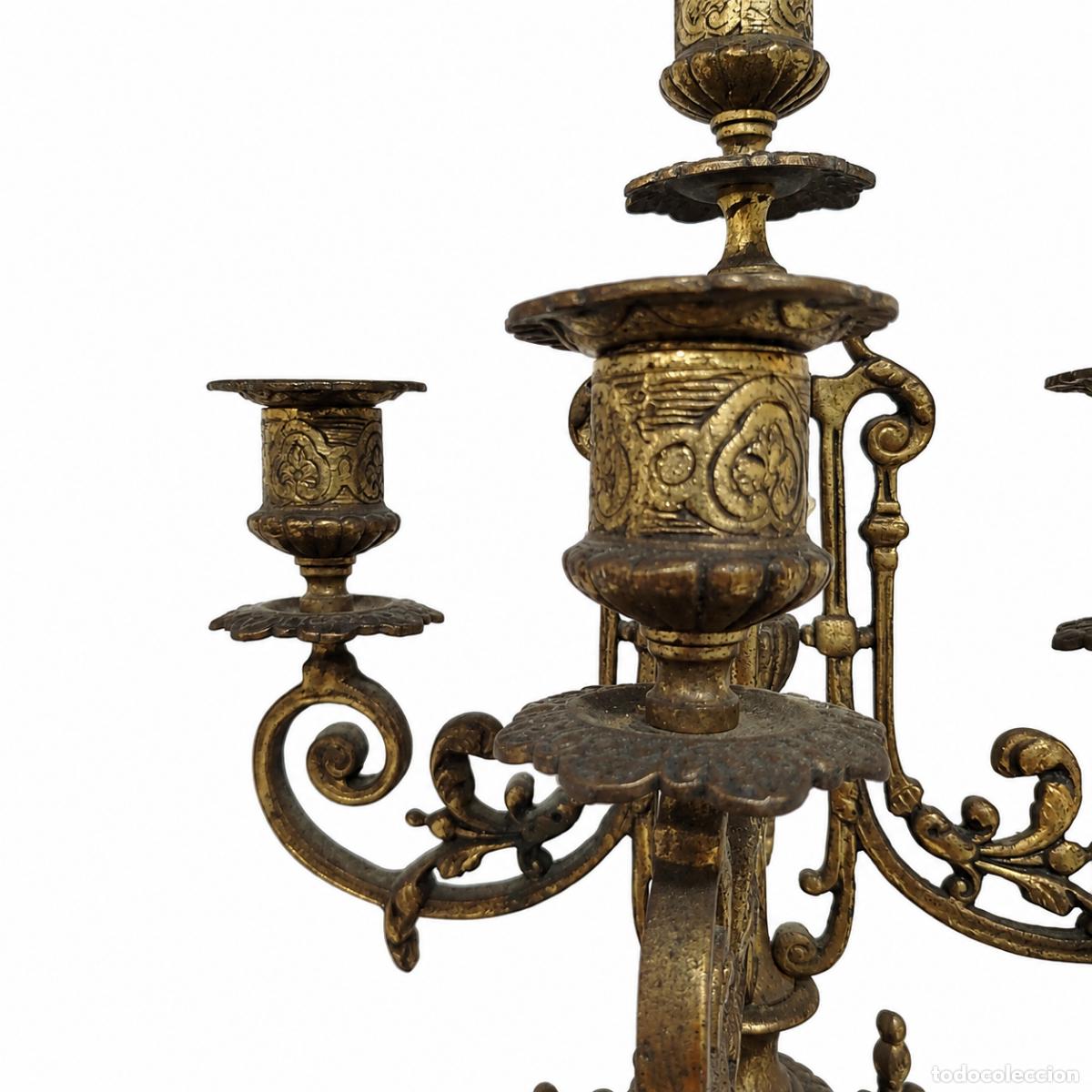 Libros: Par de candelabros Napole&oacute;n III - Foto 5