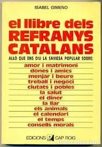 Libros: El Llibre dels refranys catalans- 9788431507053