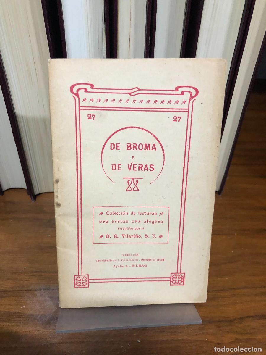Libros: De broma y de veras P. R. Vilari&ntilde;o, S. J.