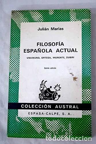 Libri di seconda mano: Filosof&iacute;a espa&ntilde;ola actual- 9788423908042