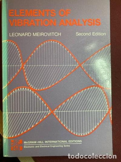 Livros em segunda m&atilde;o: Elements of Vibration Analysis- 9780071002714