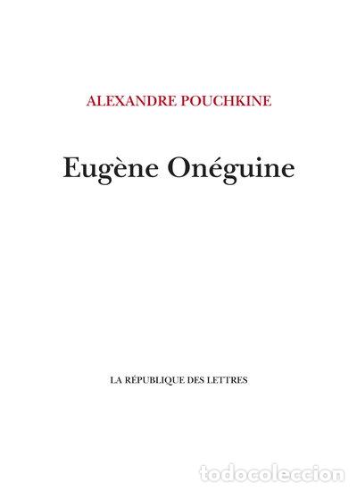 Libros: Eug&egrave;ne On&eacute;guine- 9782824913209