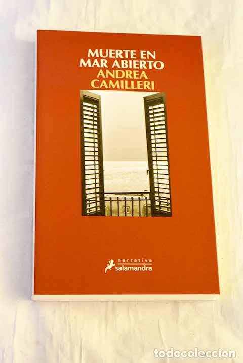 Livres: Muerte en mar abierto: y otros casos del joven Montalvano.- Camilleri, Andrea