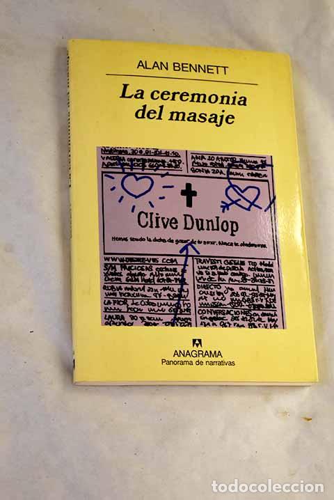 Libros: La ceremonia del masaje.- Bennett, Alan