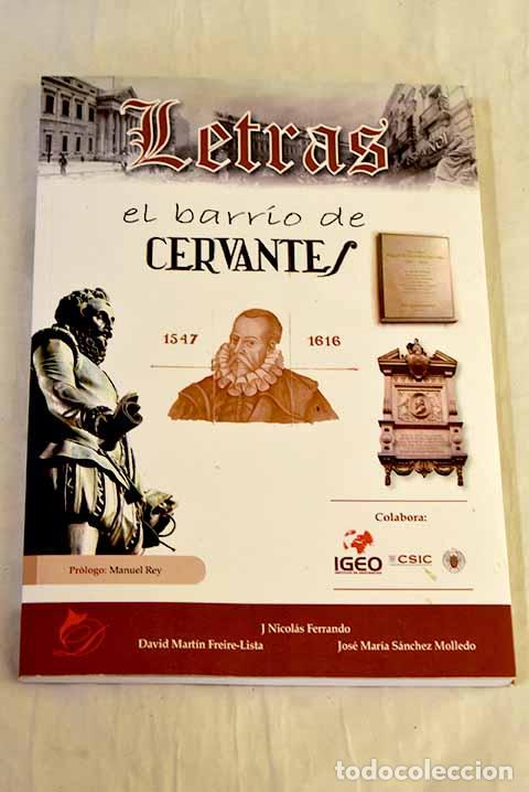 books: Letras: el barrio de Cervantes, 1547-1616.- Ferrando, J. Nicol&aacute;s