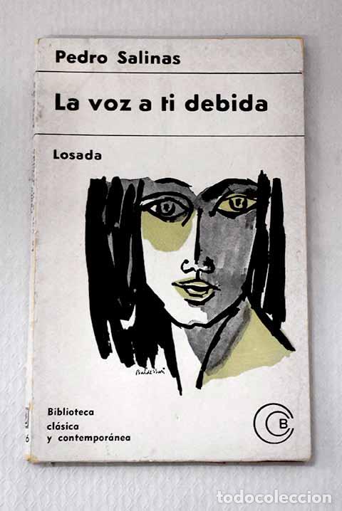 Libros: La voz a ti debida: poema.- Salinas, Pedro