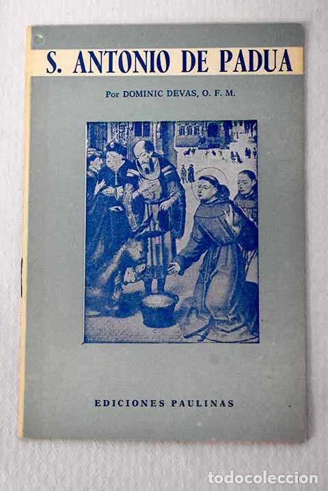 books: San Antonio de Padua (1195-1231).- Devas, Dominio