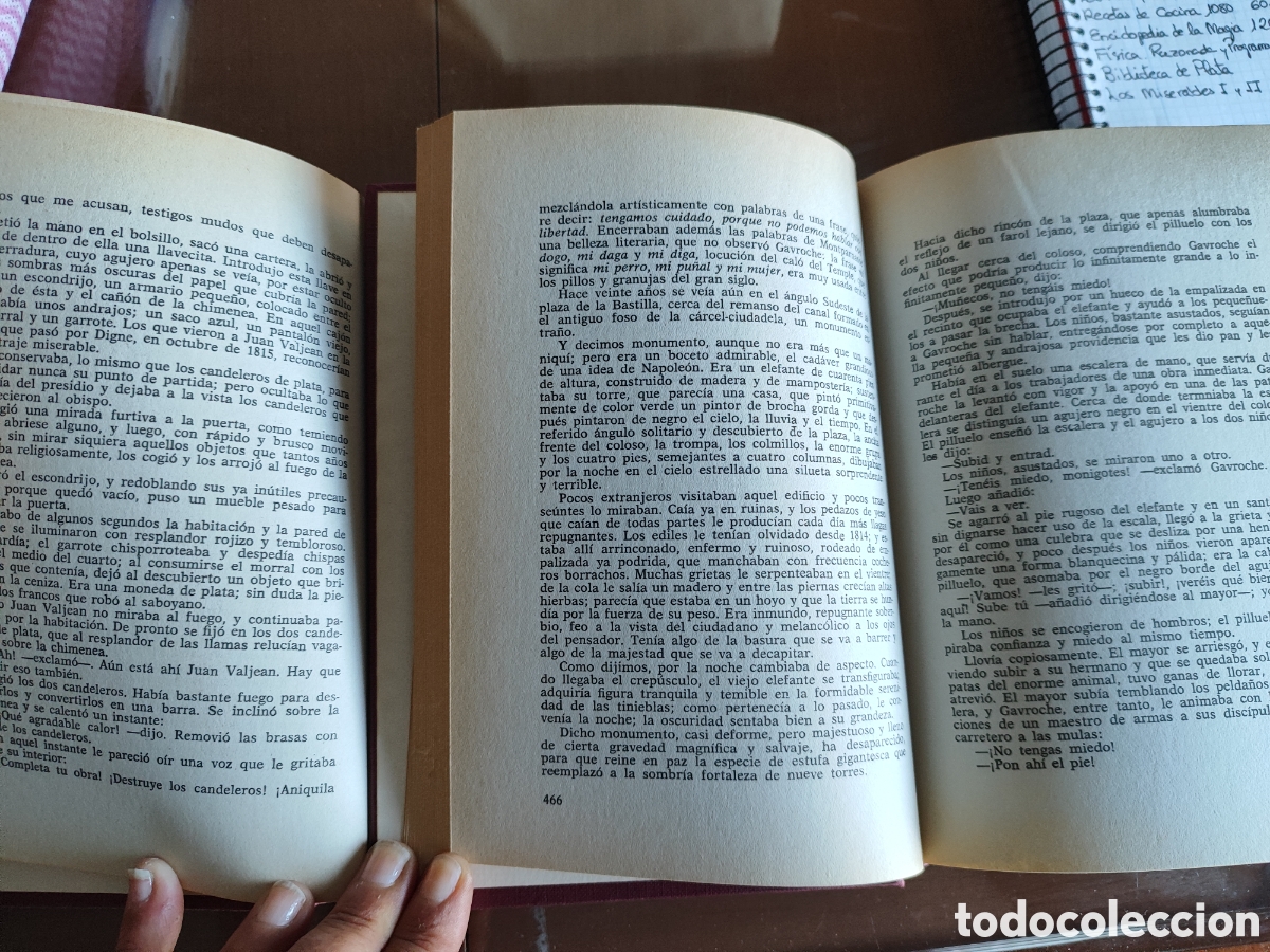 Libros: Tomos de Los Miserables I y II. 1973 - Foto 2
