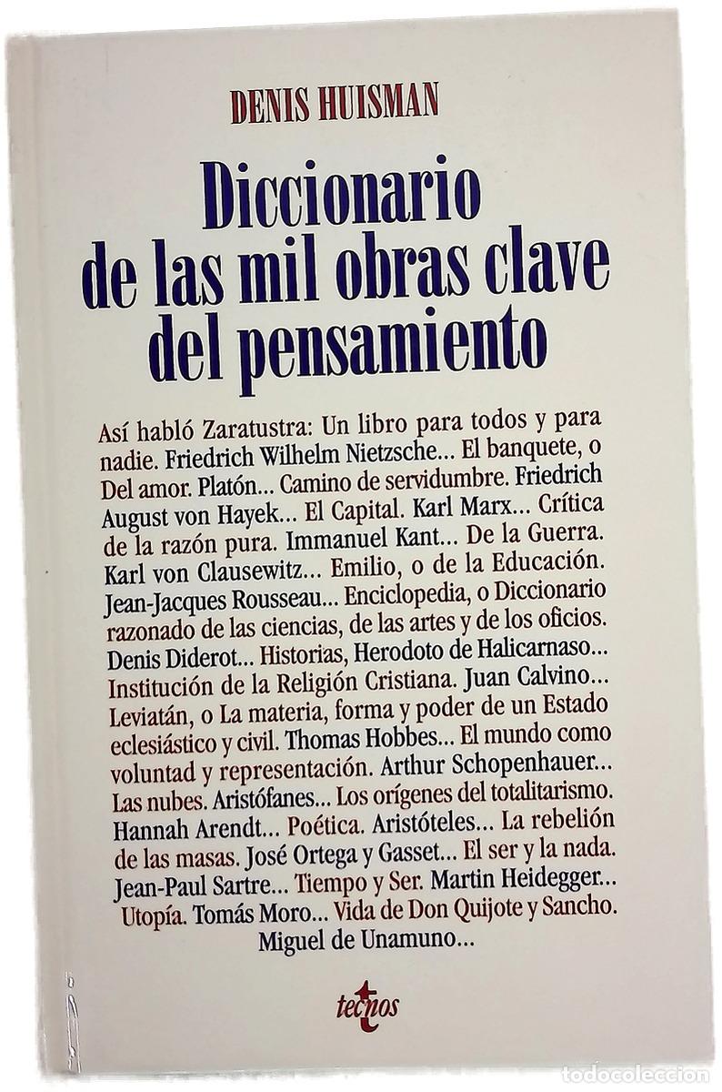 Libros: Diccionario de las mil obras clave del pensamiento