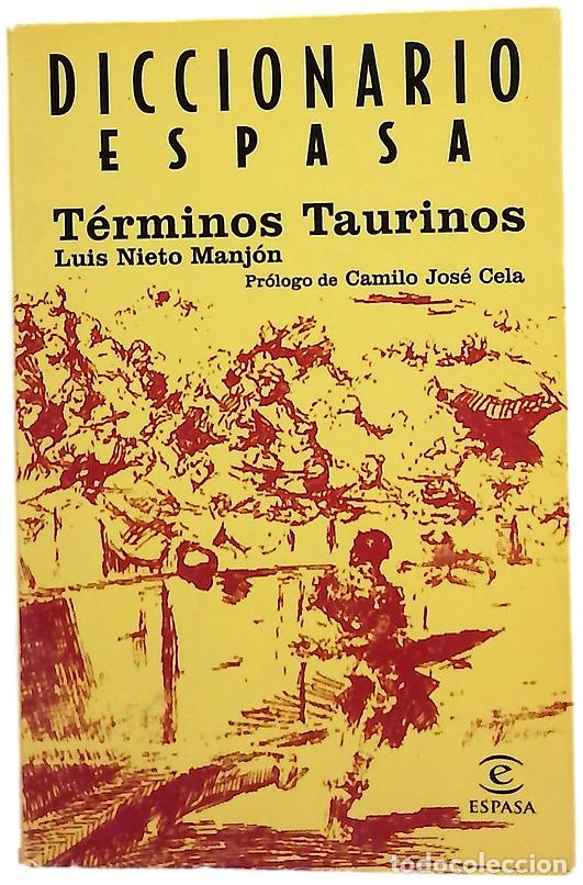 Libros: Diccionario Espasa t&eacute;rminos taurinos - Foto 1