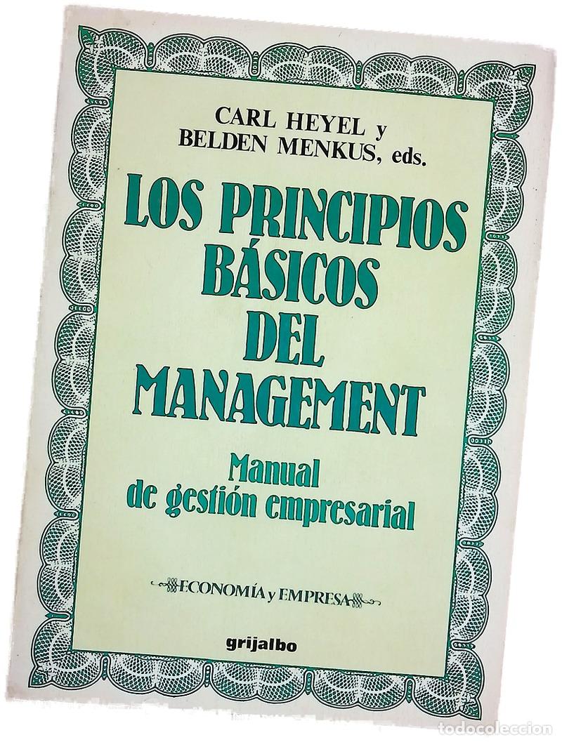 Libros: Los principios b&aacute;sicos del management manual de gesti&oacute;n empresarial