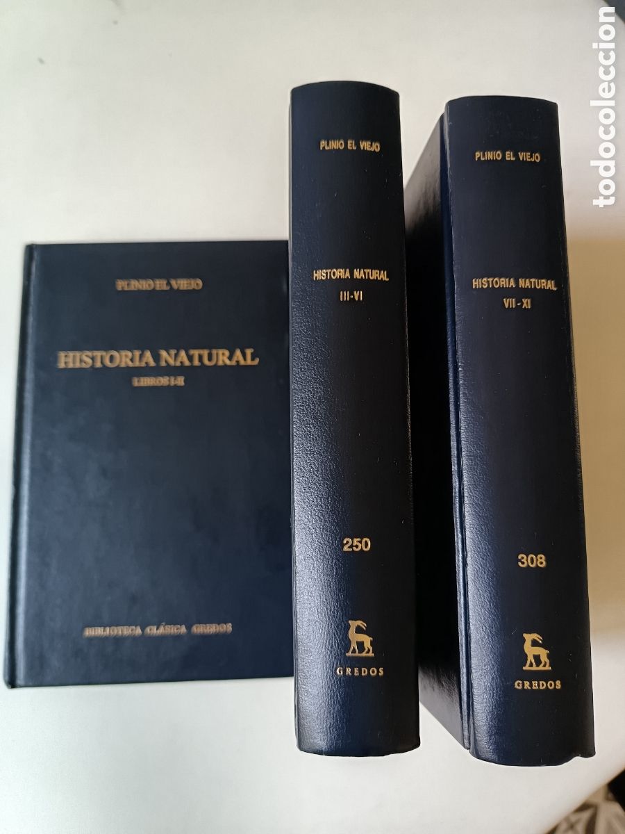 Libros: Historia natural, Plinio el Viejo, biblioteca cl&aacute;sica Gredos