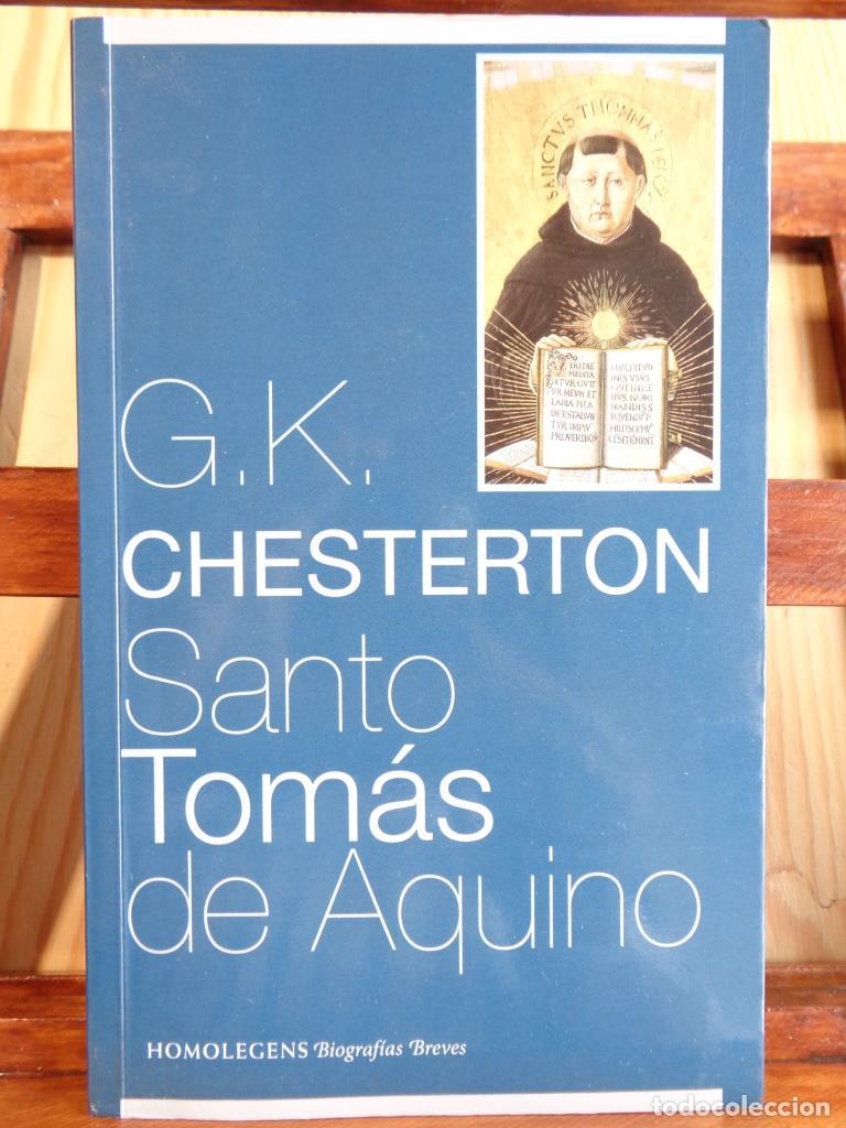Libros: SANTO TOM&Aacute;S DE AQUINO - GILBERT KEITH CHESTERTON