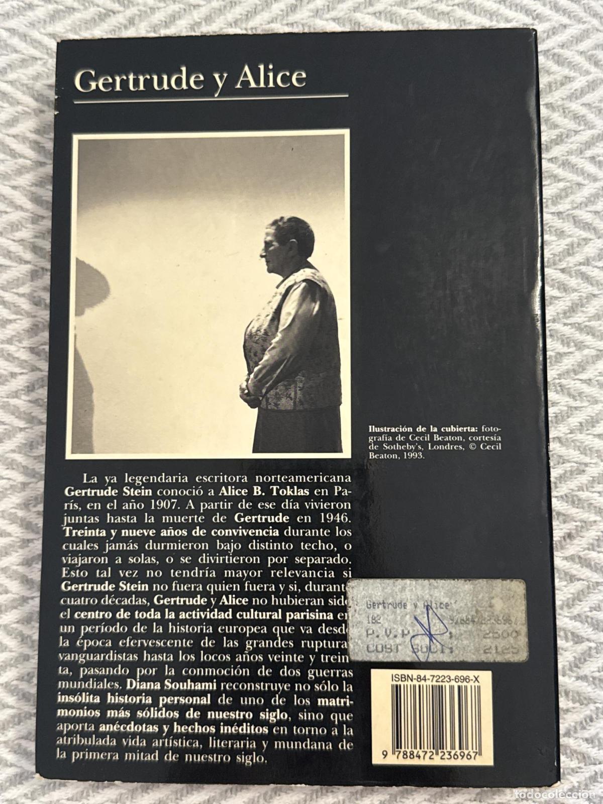 Libros: Gertrude y Alice - Diana Souhami - Foto 3