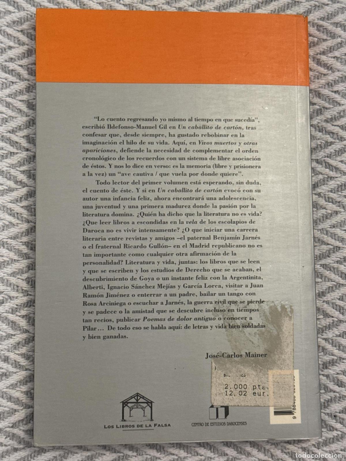 Libros: Vivos, muertos y otras apariciones - Ildefonso Manuel Gil - Foto 3