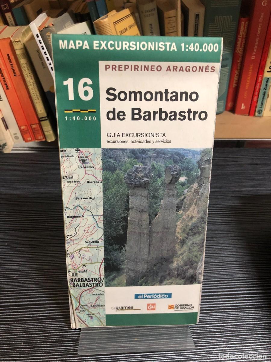 Libros: Mapa Excursionista 16: Prepirineo Aragon&eacute;s - Somontano de Barbastro
