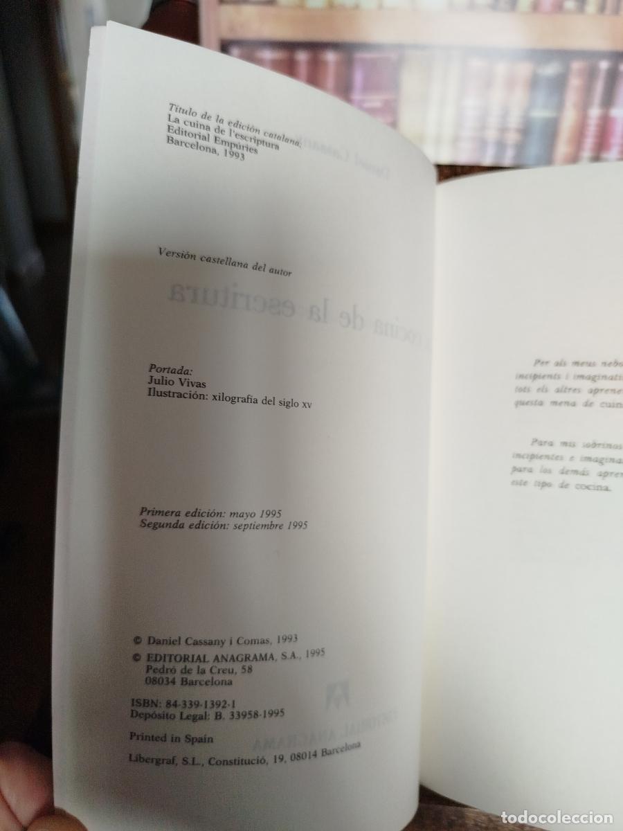 Libros: La cocina de la escritura - Cassany, Daniel. - Foto 6