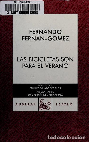 Libros: Las bicicletas son para el verano- 9788467021493