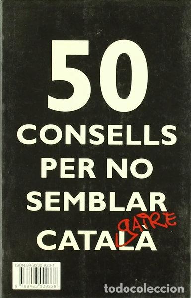Libros: 50 consells per no semblar catal&agrave;- 9788483009338