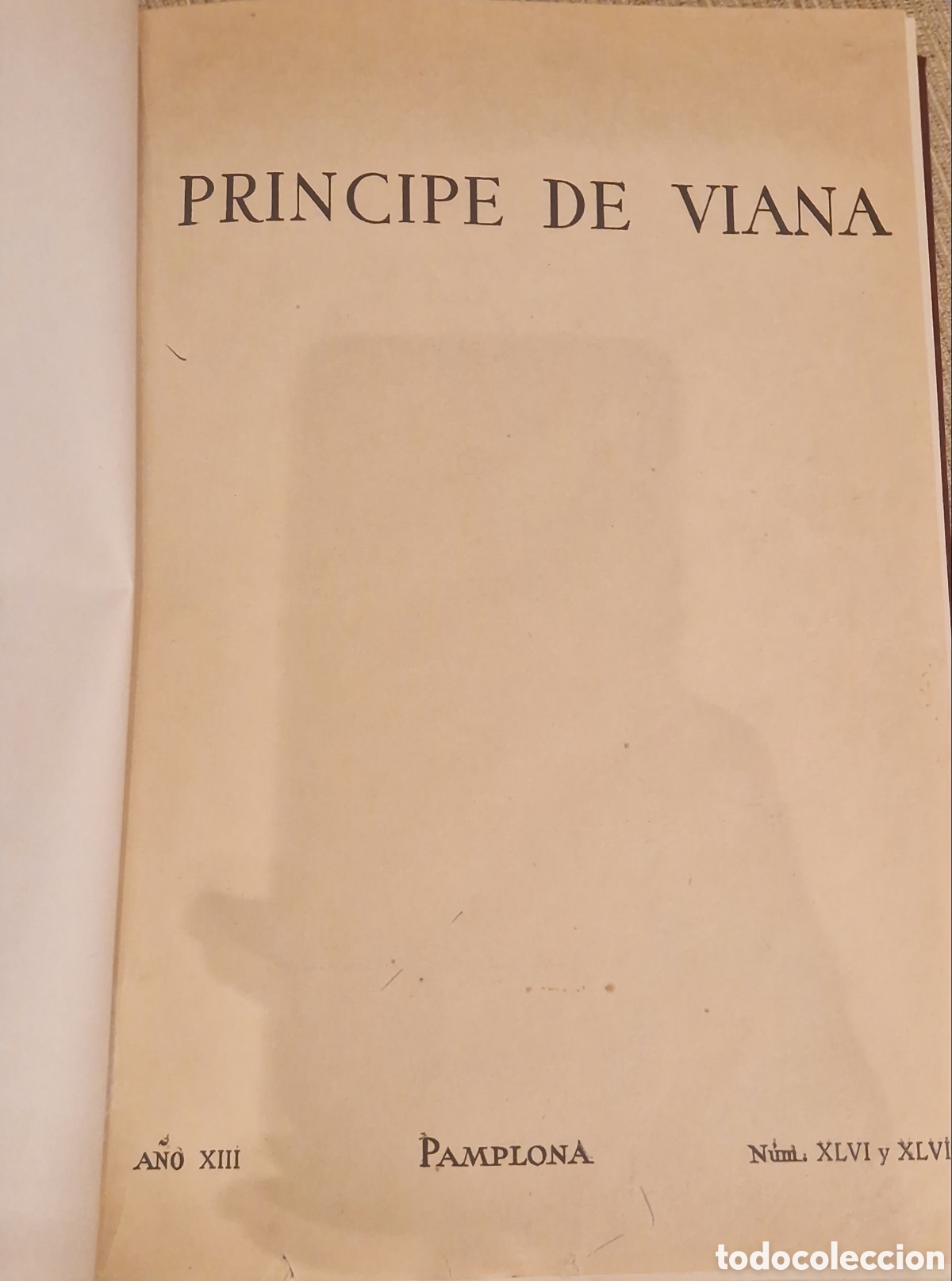 Libros: Revista Pr&iacute;ncipe de Viana. &Oacute;rgano oficial de la Instituci&oacute;n.
