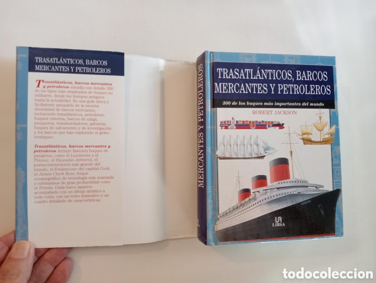 Libros: Trasatl&aacute;nticos, barcos mercantes y cruceros / Jackson Robert - Foto 2