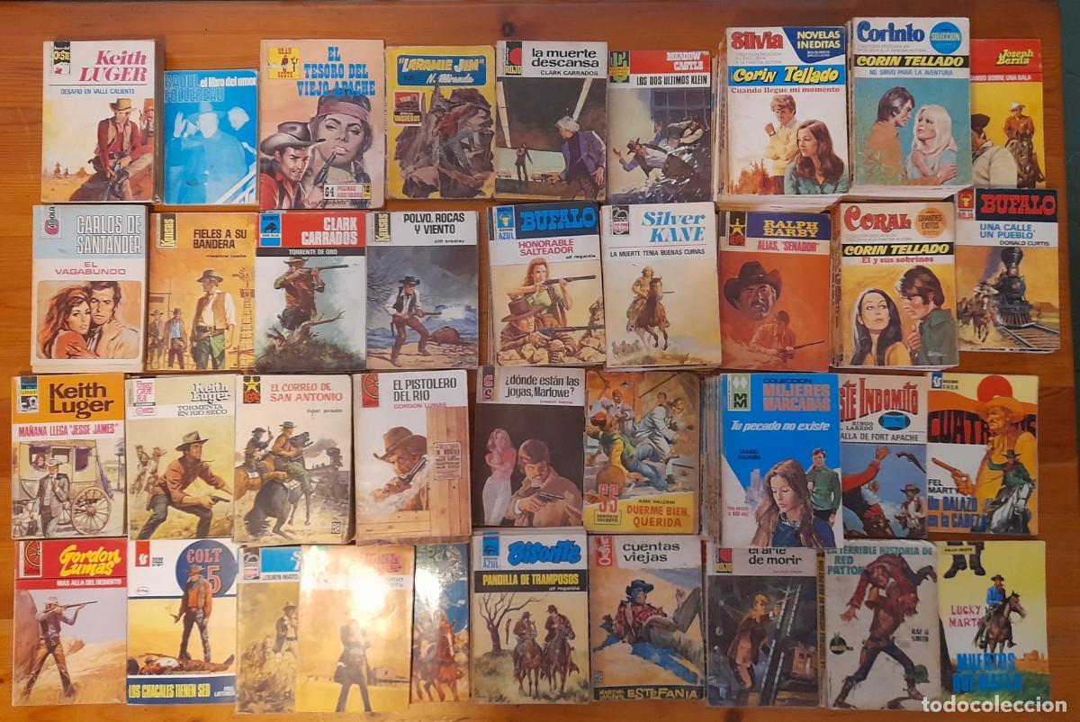 Libros: Lote 113 Novelas Bolsilibros Bruguera Oeste Rom&aacute;ntica Pulp