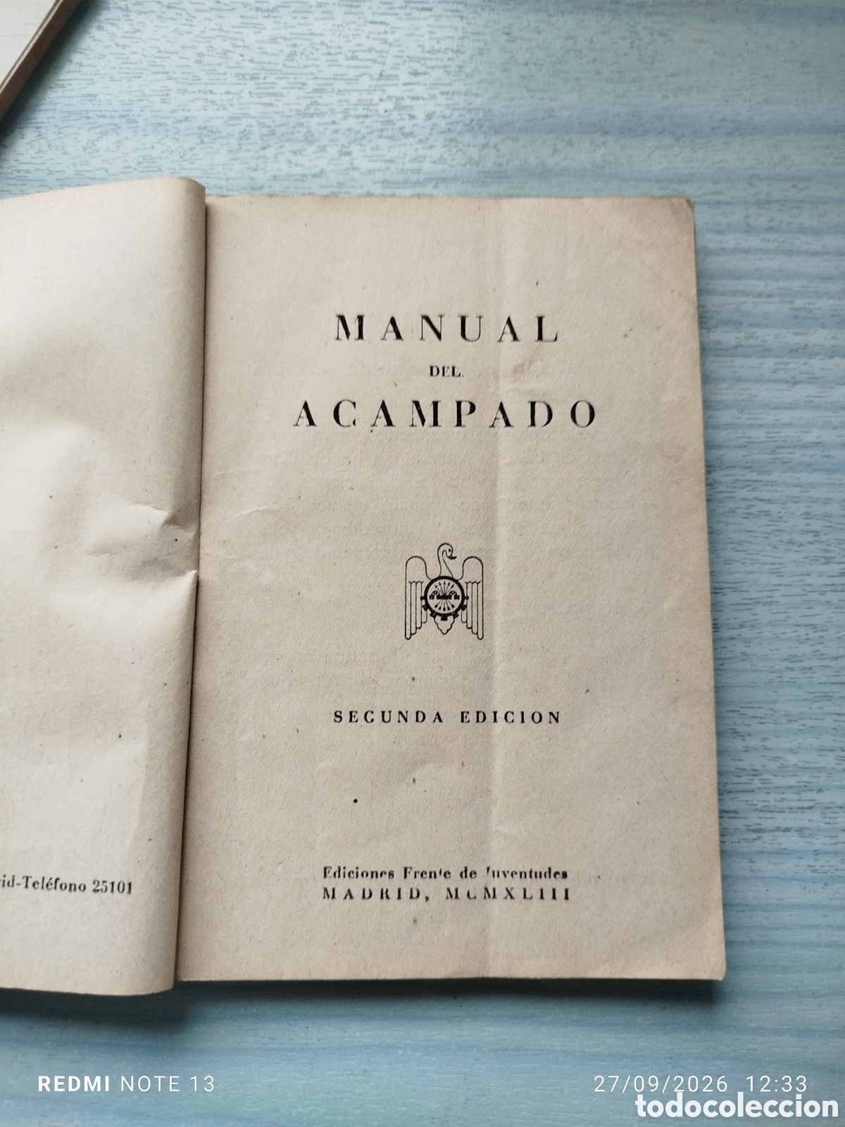 Libros: Manual del acampado .frente juventudes - Foto 3