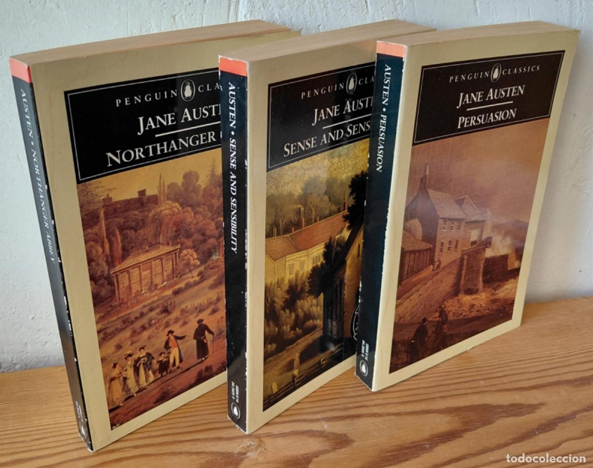 Livros em segunda m&atilde;o: NORTHANGER ABBEY, SENSE AND SENSIBILITY, PERSUASION (3 libros) - JANE AUSTEN