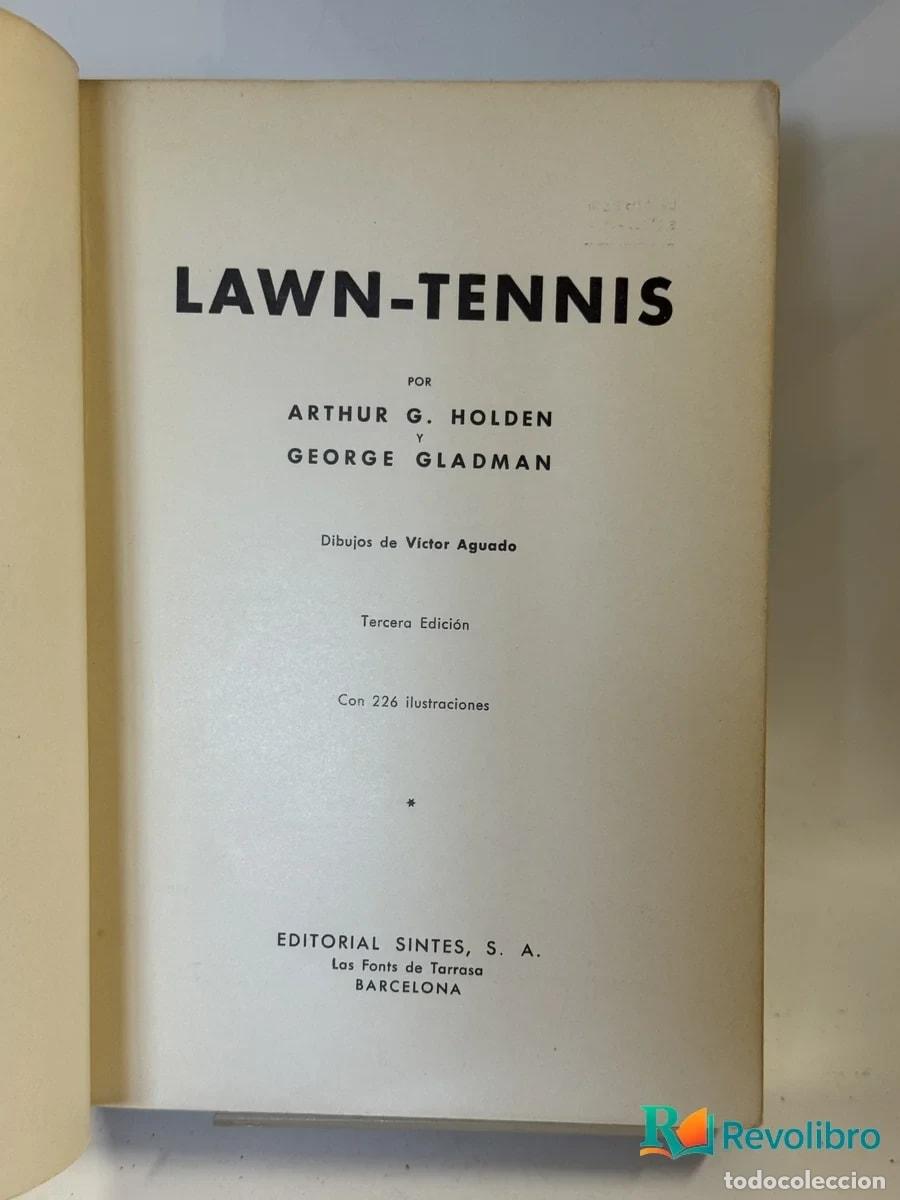 Libros: Lawn Tennis - A.g. Holden y G. Gladman - Foto 2