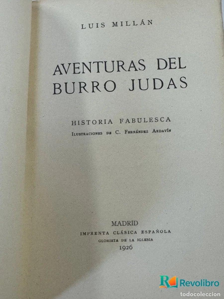Libros: Aventuras del Burro Judas - Luis Millan - Foto 2