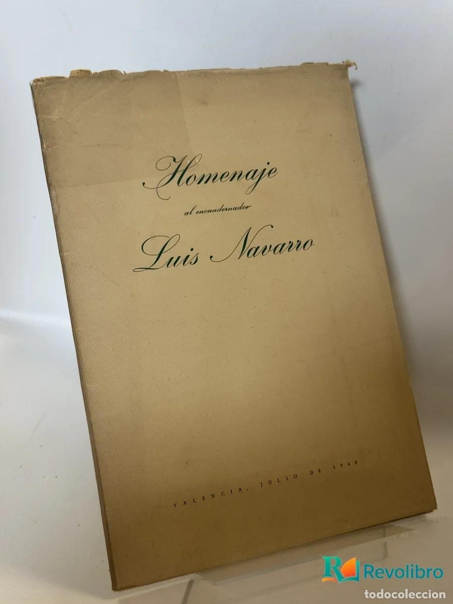 Libros: Homenaje al encuadernador Luis Navarro
