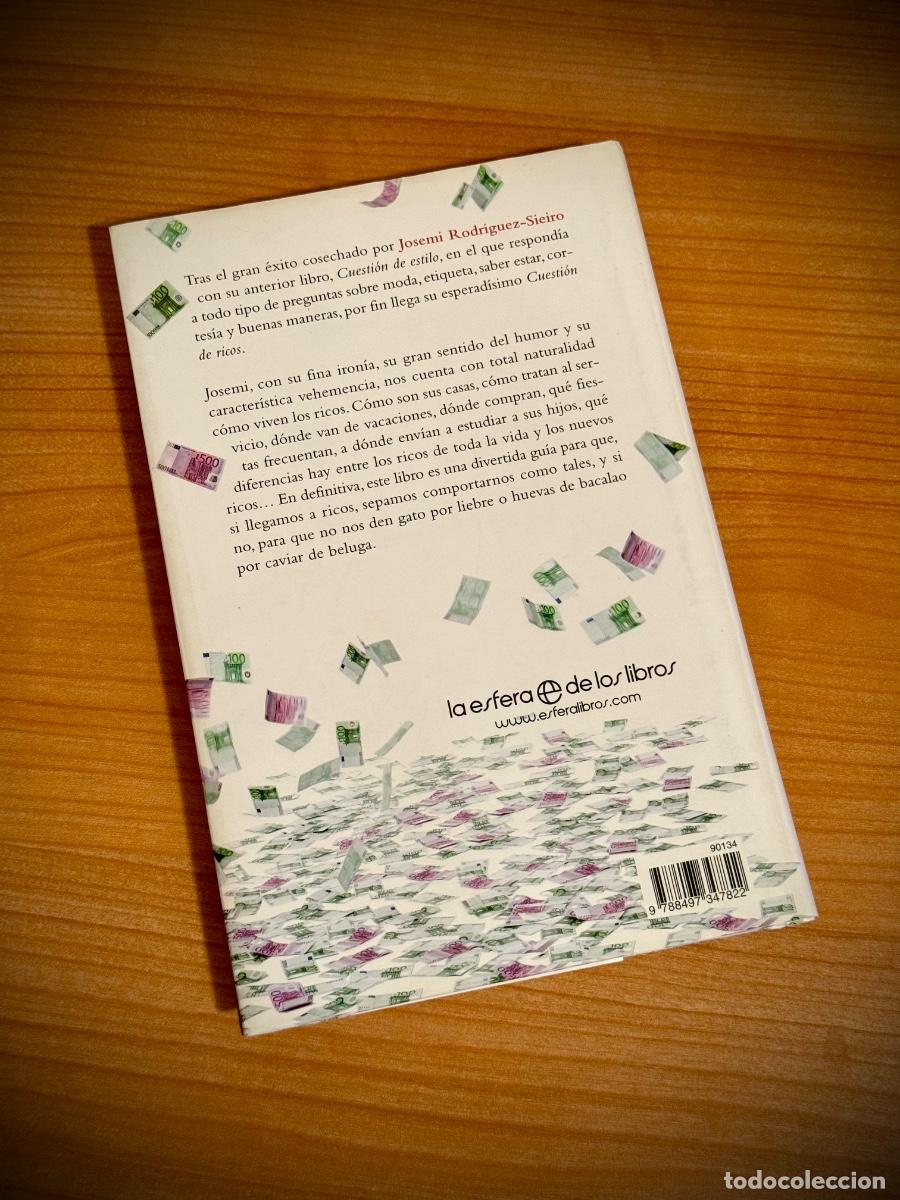 Libros: LIBRO - Cuesti&oacute;n de ricos - Foto 2