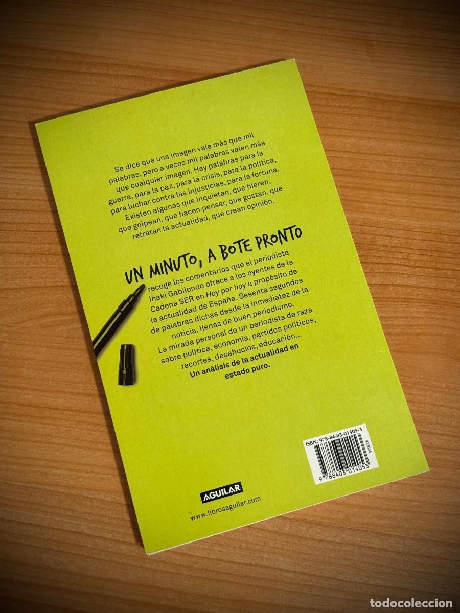 Libros: LIBRO - Un minuto, a bote pronto - Foto 2