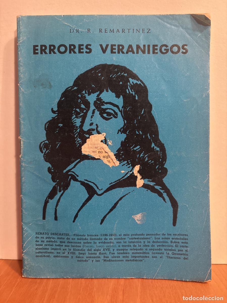 Libros: ENCICLOPEDIA DE LA SALUD. TOMO VII N&ordm;68. ERRORES VERANIEGOS - DR R REMARTINEZ TDK114