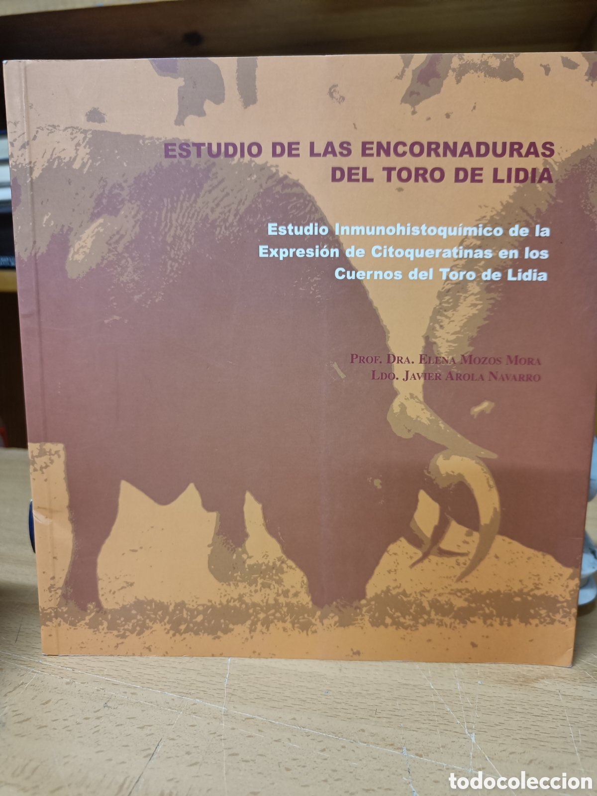 Libros: ESTUDIO DE LAS ENCORNADURAS DEL TORO DE LIDIA. ESTUDIO INMUNOHISTOQUIMICO. VV.AA.