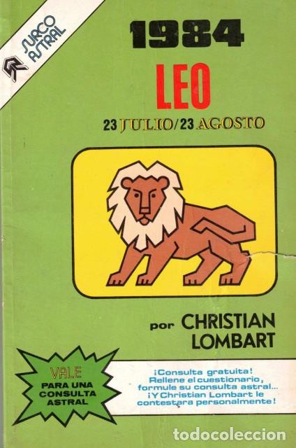 Libri di seconda mano: 1984 LEO (23 JULIO - 23 AGOSTO) - LOMBART, CHRISTIAN