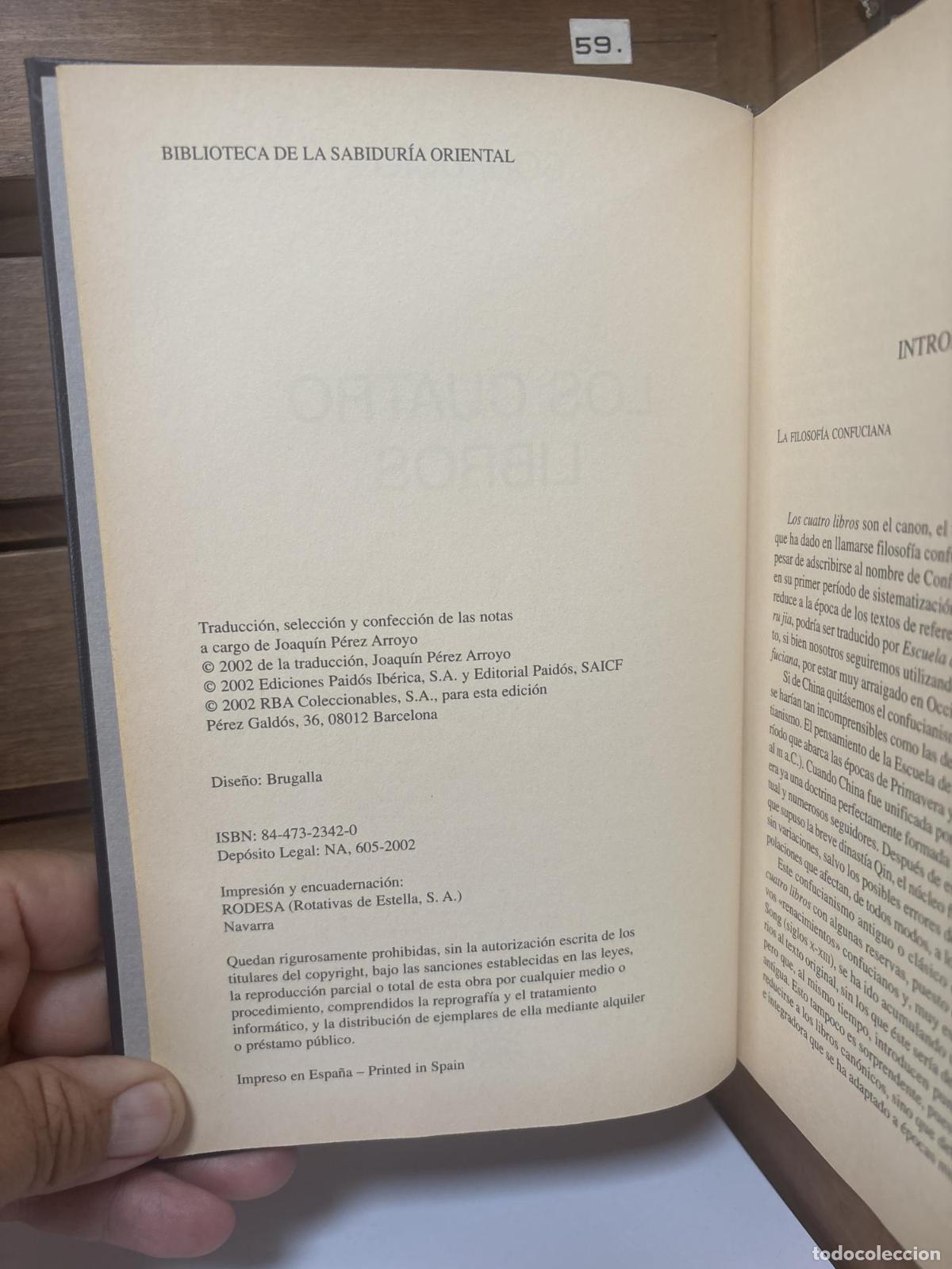Libros: LOS CUATRO LIBROS CONFUCIO - CONFUCIO - Foto 4