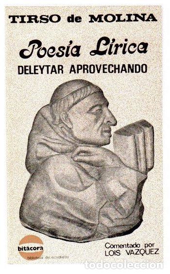 Libros: Poes&iacute;a l&iacute;rica. Deleytar aprovechando - Molina, Tirso de
