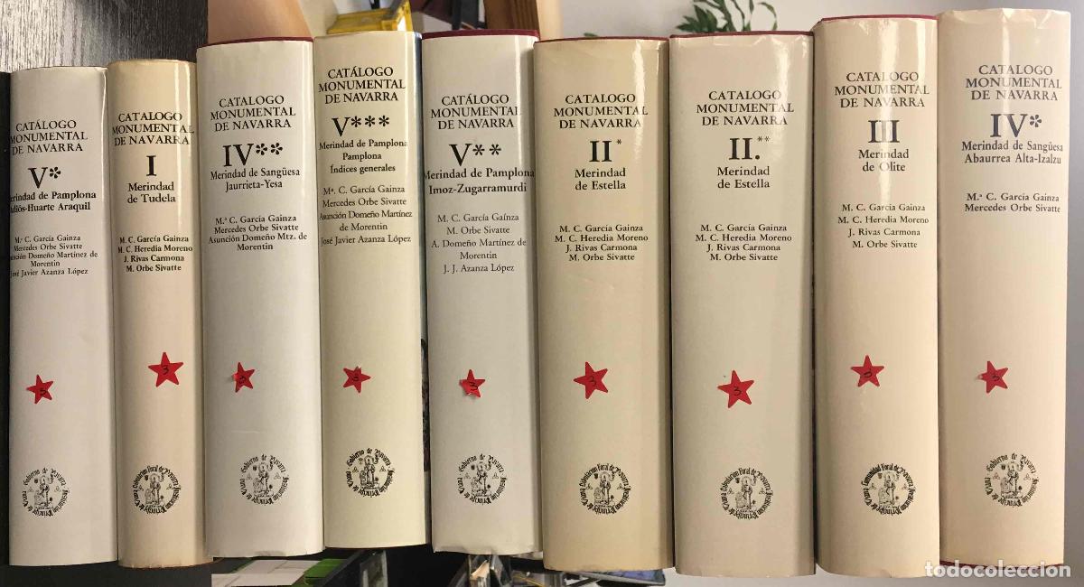 Libros: Cat&aacute;logo monumental de Navarra (8 Vols) - Varios autores