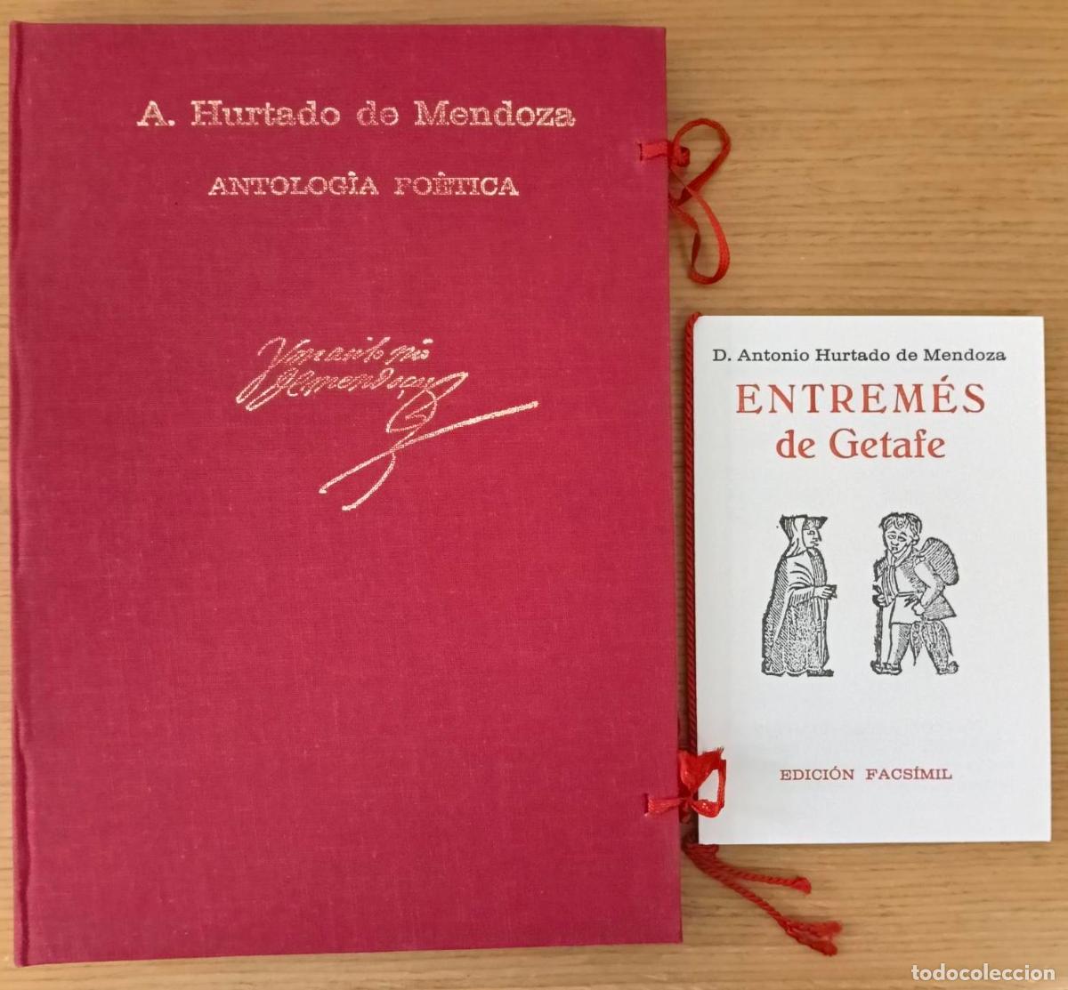 Libros: Antolog&iacute;a po&eacute;tica / Entrem&eacute;s de Getafe - Hurtado de Mendoza, Antonio