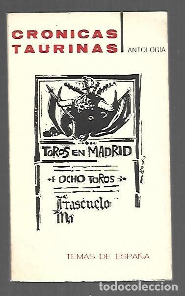 Livros em segunda m&atilde;o: CRONICAS TAURINAS. ANTOLOGIA - VARIOS