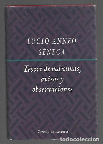 Livros em segunda m&atilde;o: TESORO DE MAXIMAS, AVISOS Y OBSERVACIONES - SENECA, LUCIO ANNEO