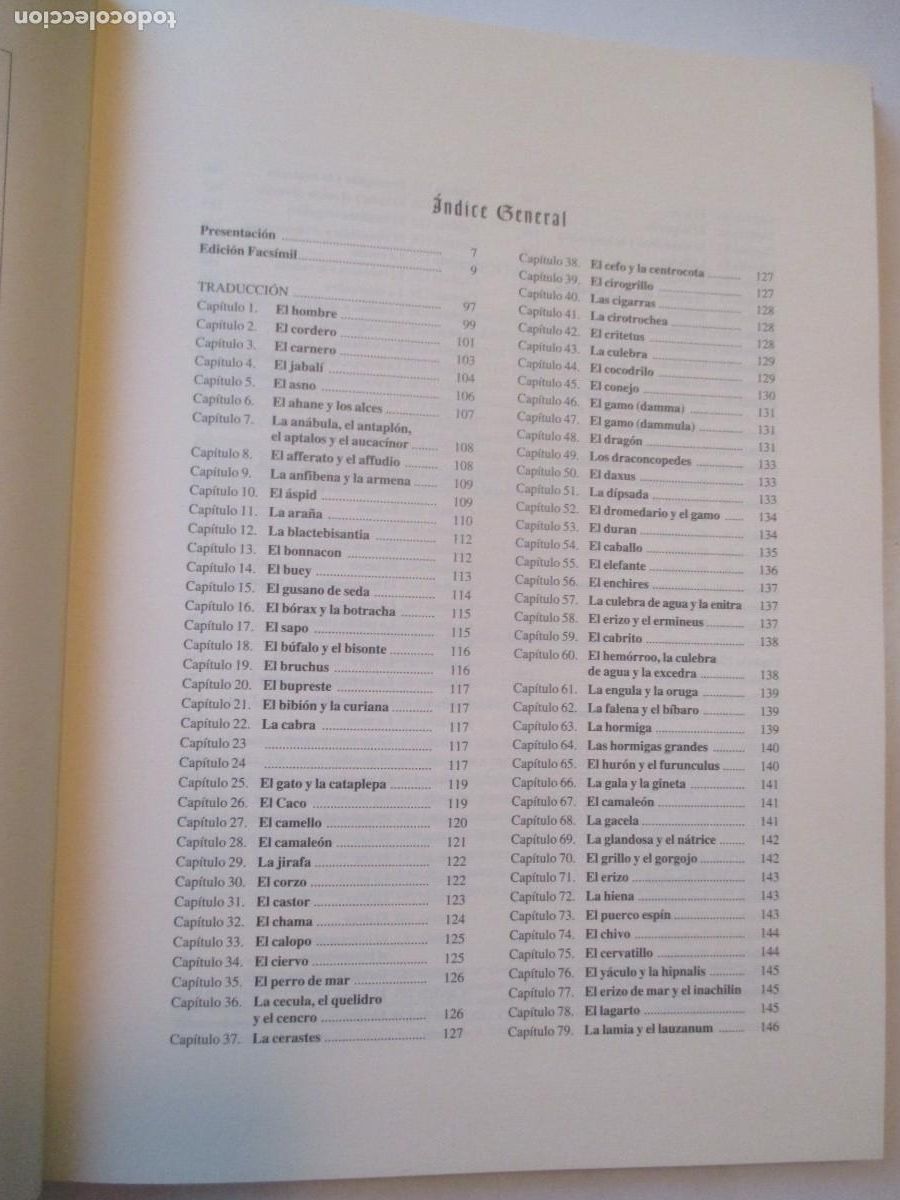 Libros: HORTUS SANITATIS DE ANIMALIBUS (facsimil + traducci&oacute;n) W42201 - Foto 2
