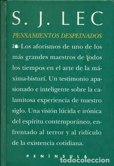 Libros: Pensamientos despeinados - Stanislaw Jerzy Lec