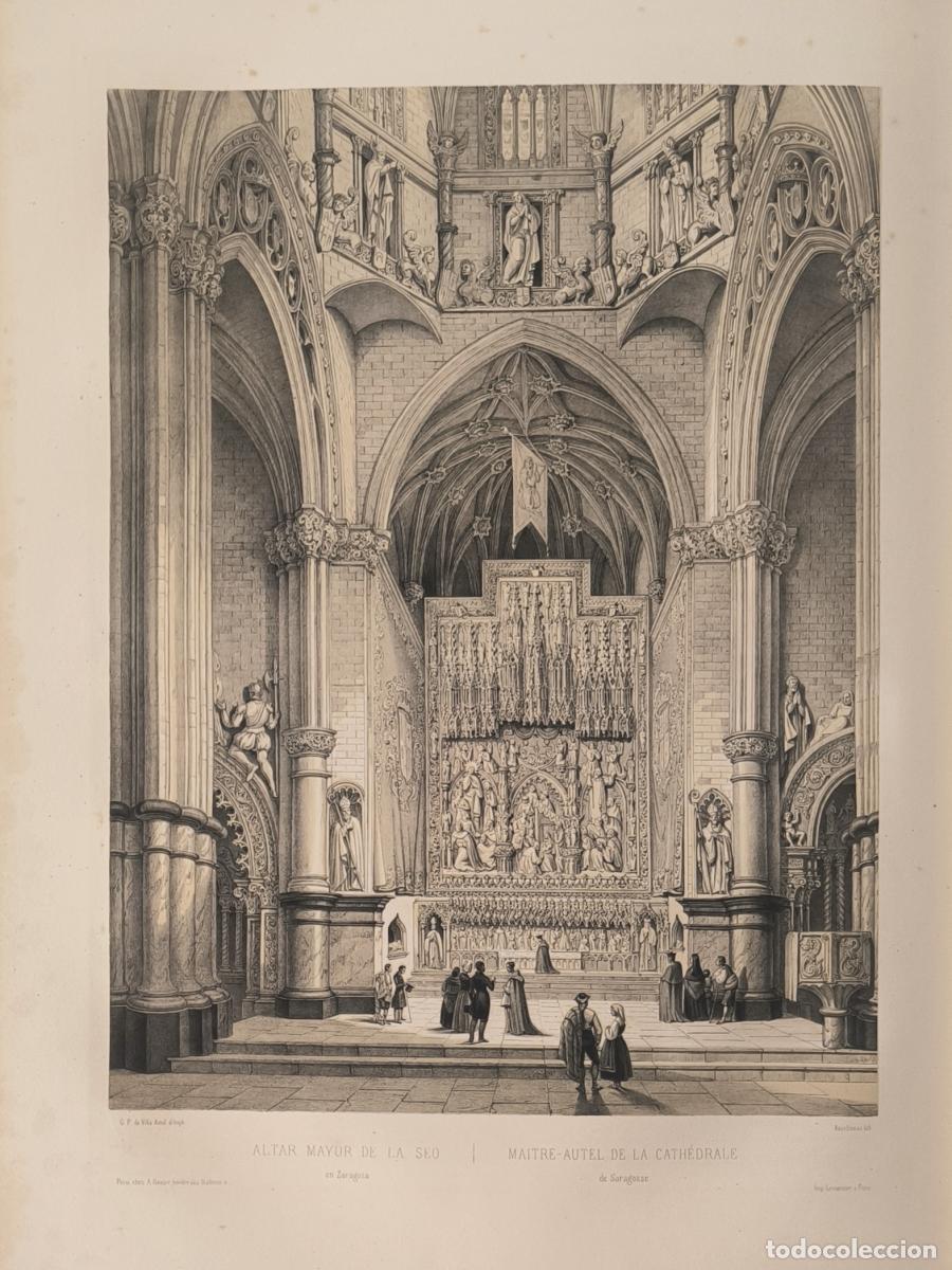 Libros: Capilla y altar mayor de la Seo de Zaragoza - Genaro P&eacute;rez de Villa-Amil - Patricio de la Escosura