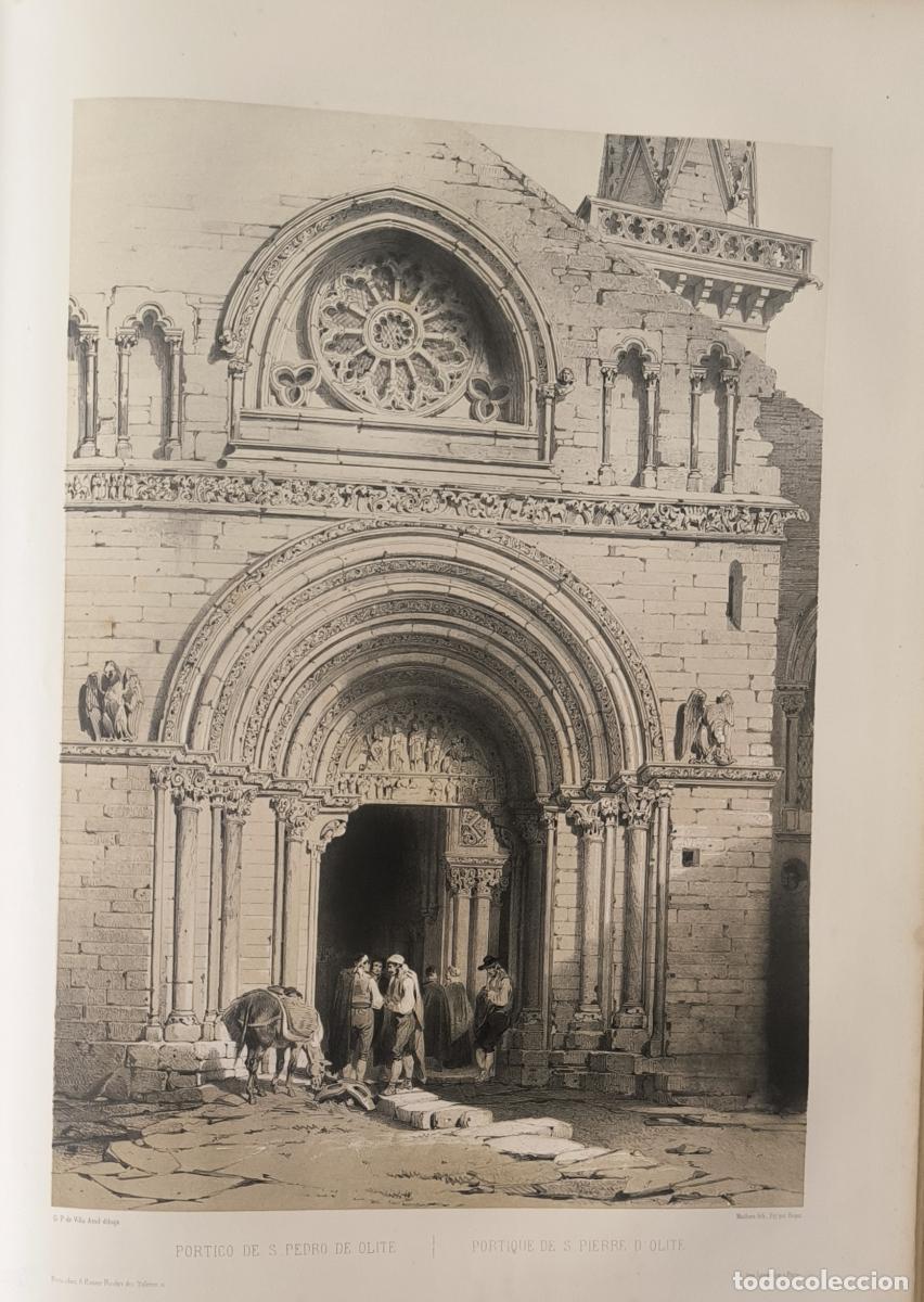 Libros: P&oacute;rtico de la Iglesia de San Pedro de Olite - Genaro P&eacute;rez de Villa-Amil - Patricio de la Escosura