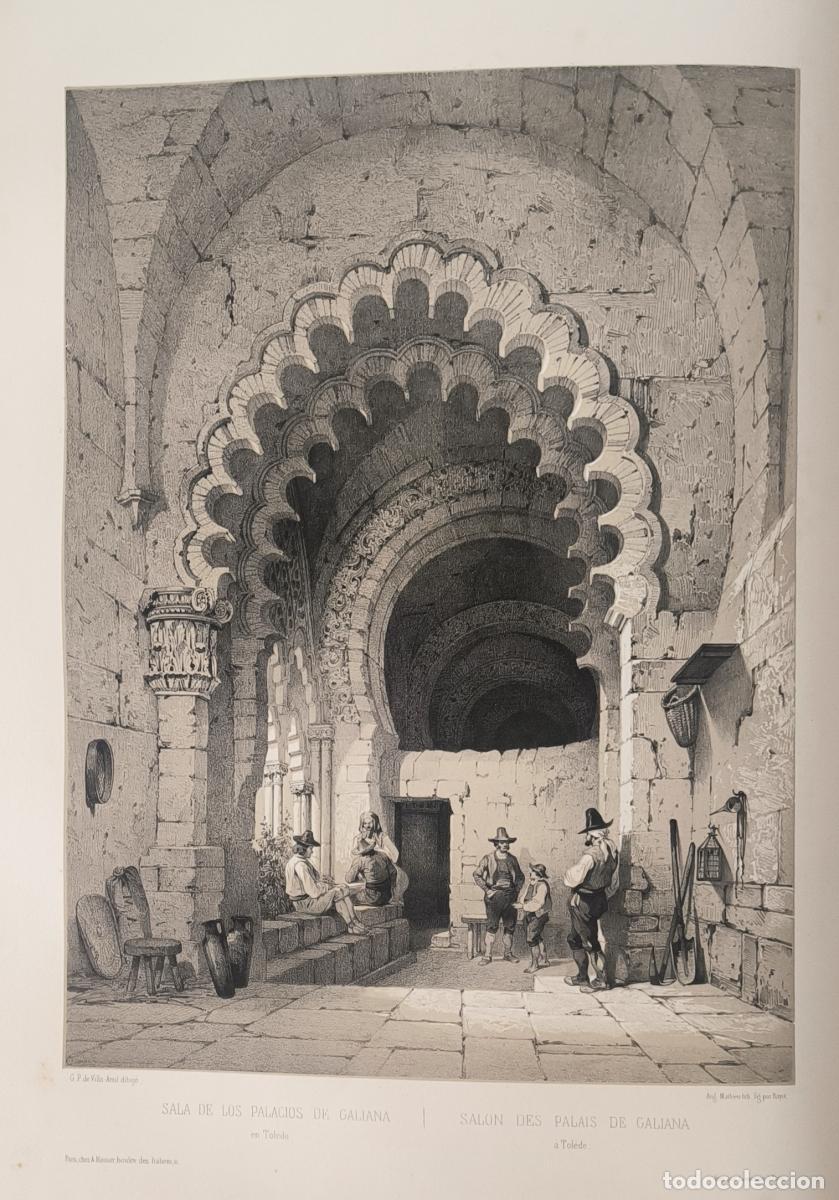Libros: Vista interior de una de las salas de los Palacios de Galiana, en Toledo - Genaro P&eacute;rez de Villa-Ami